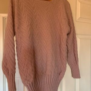 A sweater Scoop neck